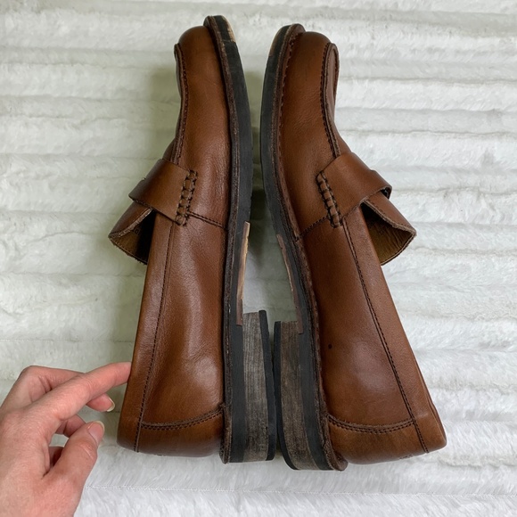 Tommy Hilfiger Brown Leather Slip On Shoes‎ - Picture 6 of 8